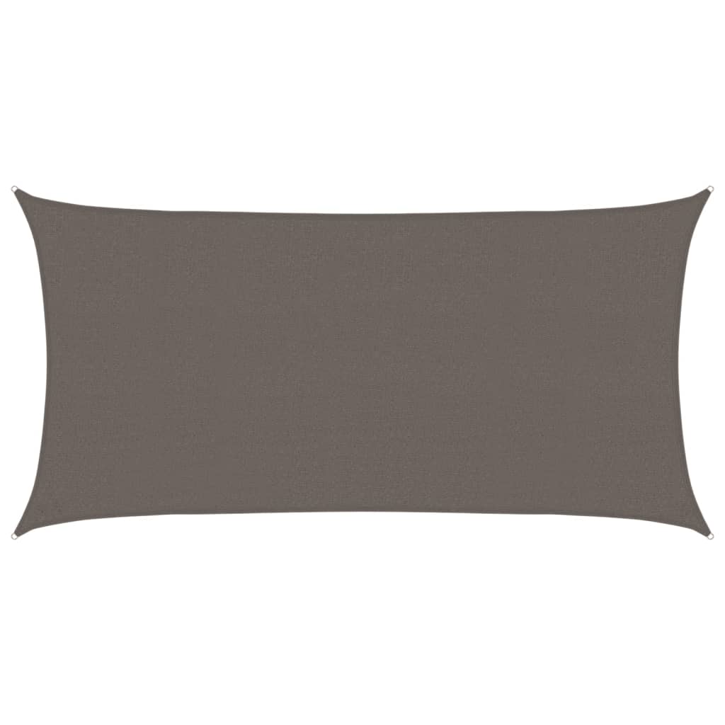 Vela Parasole 160 g/mÃ‚Â² Antracite 2,5x5 m in HDPE