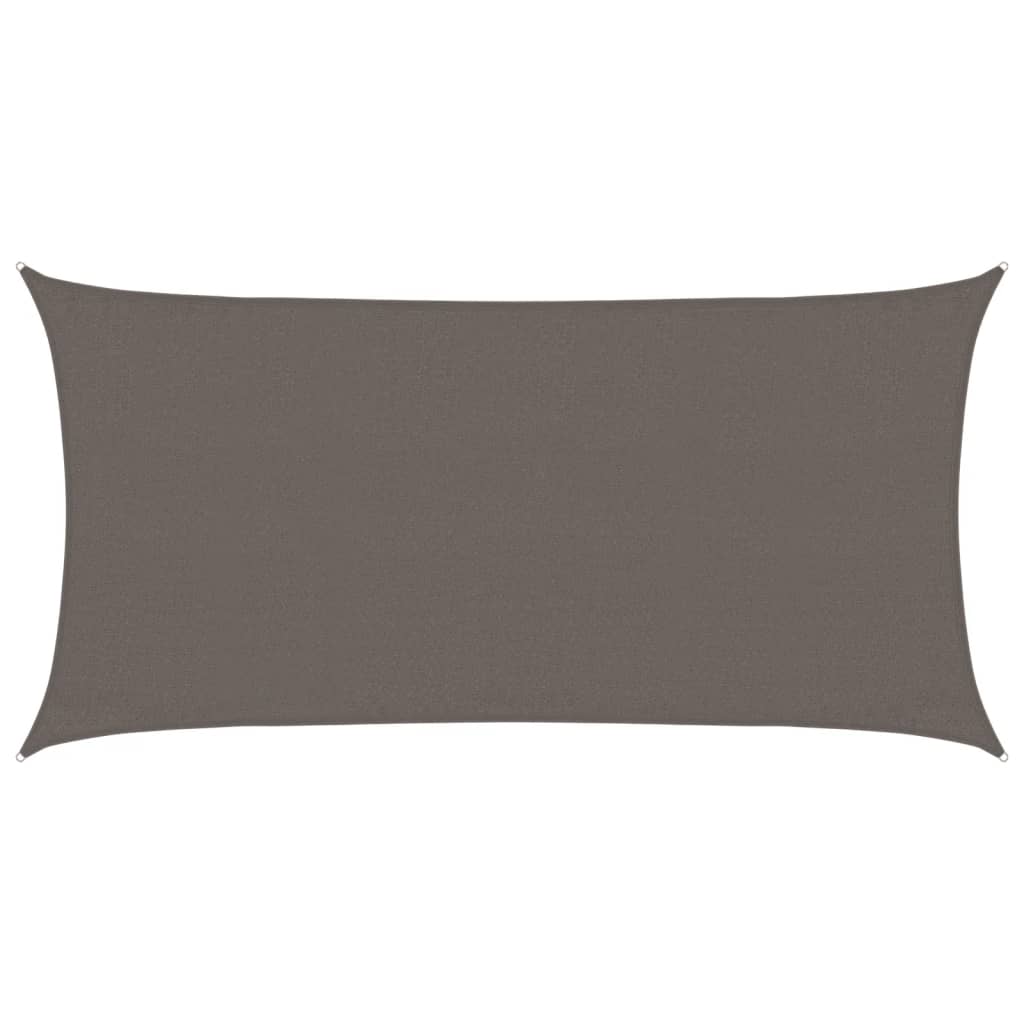 Vela Parasole 160 g/mÃ‚Â² Antracite 3x6 m in HDPE