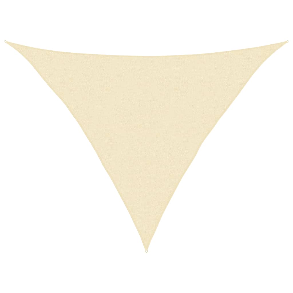 Vela Parasole 160 g/mÂ² Crema 2,5x2,5x3,5 m in HDPE