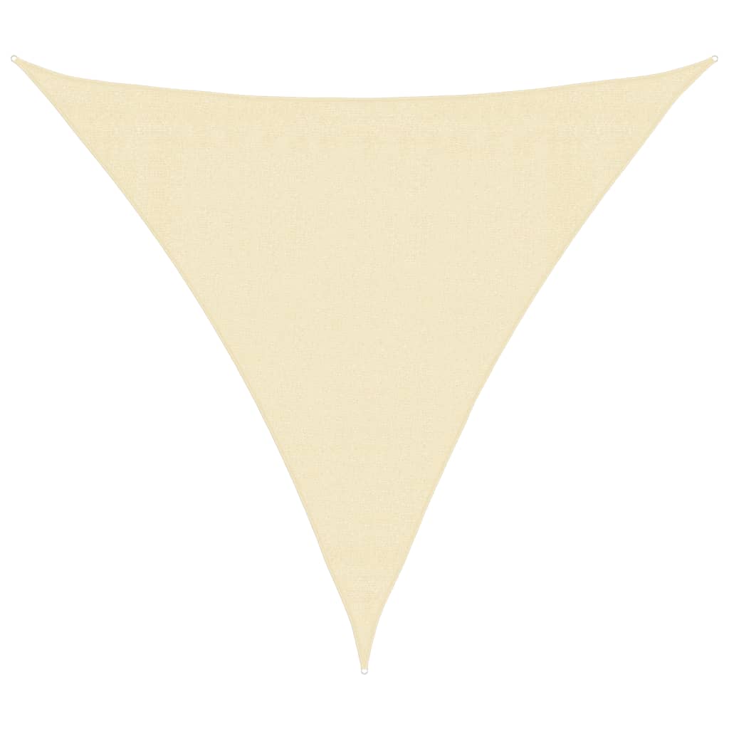 Vela Parasole 160 g/mÂ² Crema 3x3x3 m in HDPE