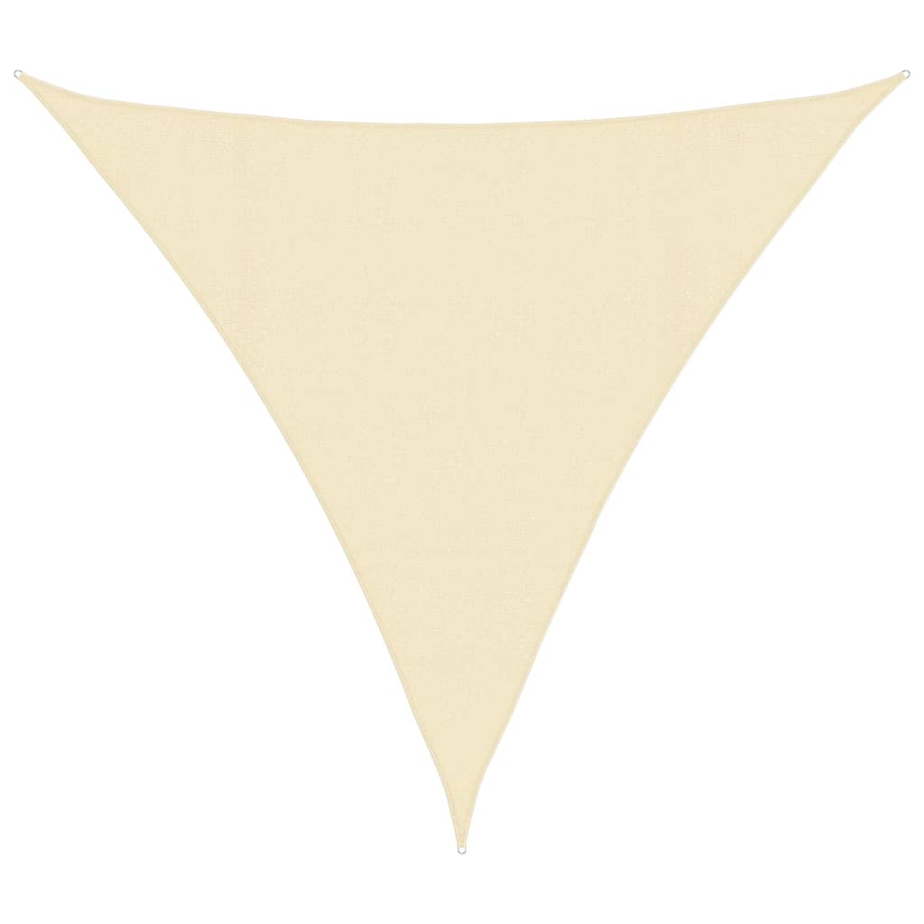Vela Parasole 160 g/mÂ² Crema 4,5x4,5x4,5 m in HDPE