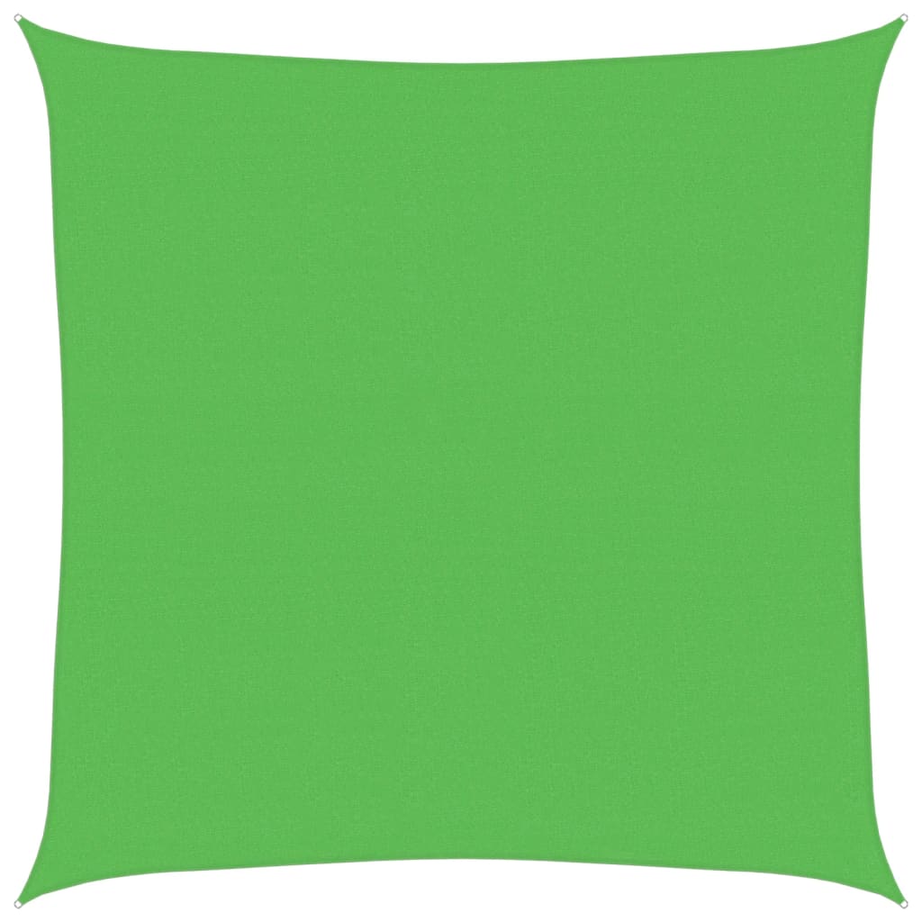 Vela Parasole 160 g/m² Verde Chiaro 5x5 m in HDPE