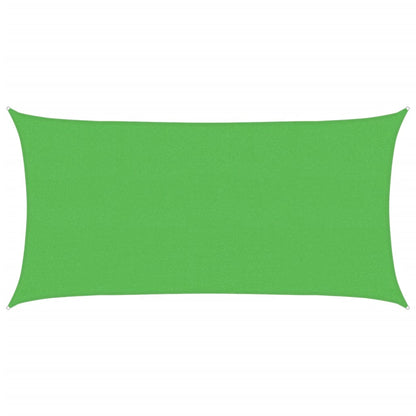 Vela Parasole 160 g/mÂ² Rettangolare Verde Chiaro 2x3,5 m HDPE