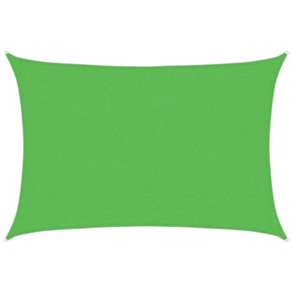 Vela Parasole 160 g/m² Verde Chiaro 2,5x3,5 m in HDPE