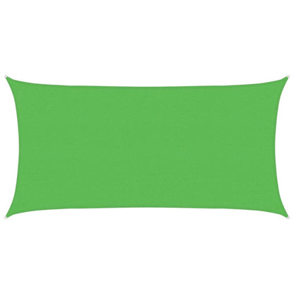 Vela Parasole 160 g/mÂ² Rettangolare Verde Chiaro 2,5x5 m HDPE