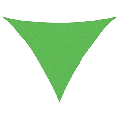Vela Parasole 160 g/m² Verde Chiaro 2,5x2,5x3,5 m in HDPE