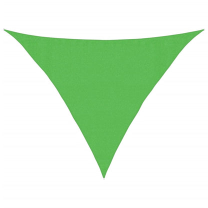 Vela Parasole 160 g/mÂ² Verde Chiaro 3,5x3,5x4,9 m in HDPE