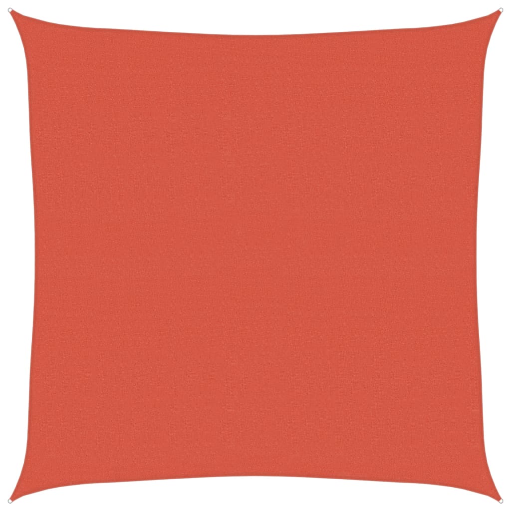 Vela Parasole 160 g/mÂ² Terracotta 5x5 m in HDPE