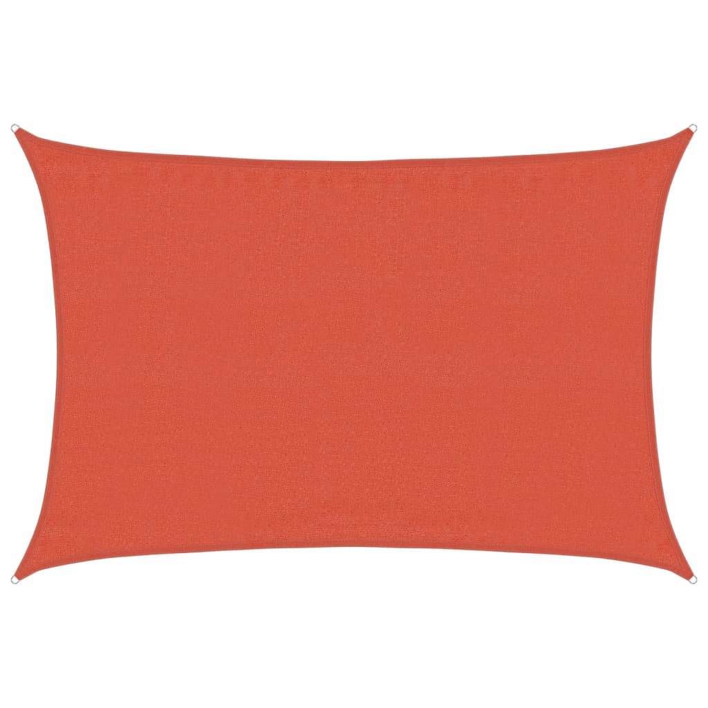 Vela Parasole 160 g/mÂ² Rettangolare Terracotta 3,5x5 m HDPE