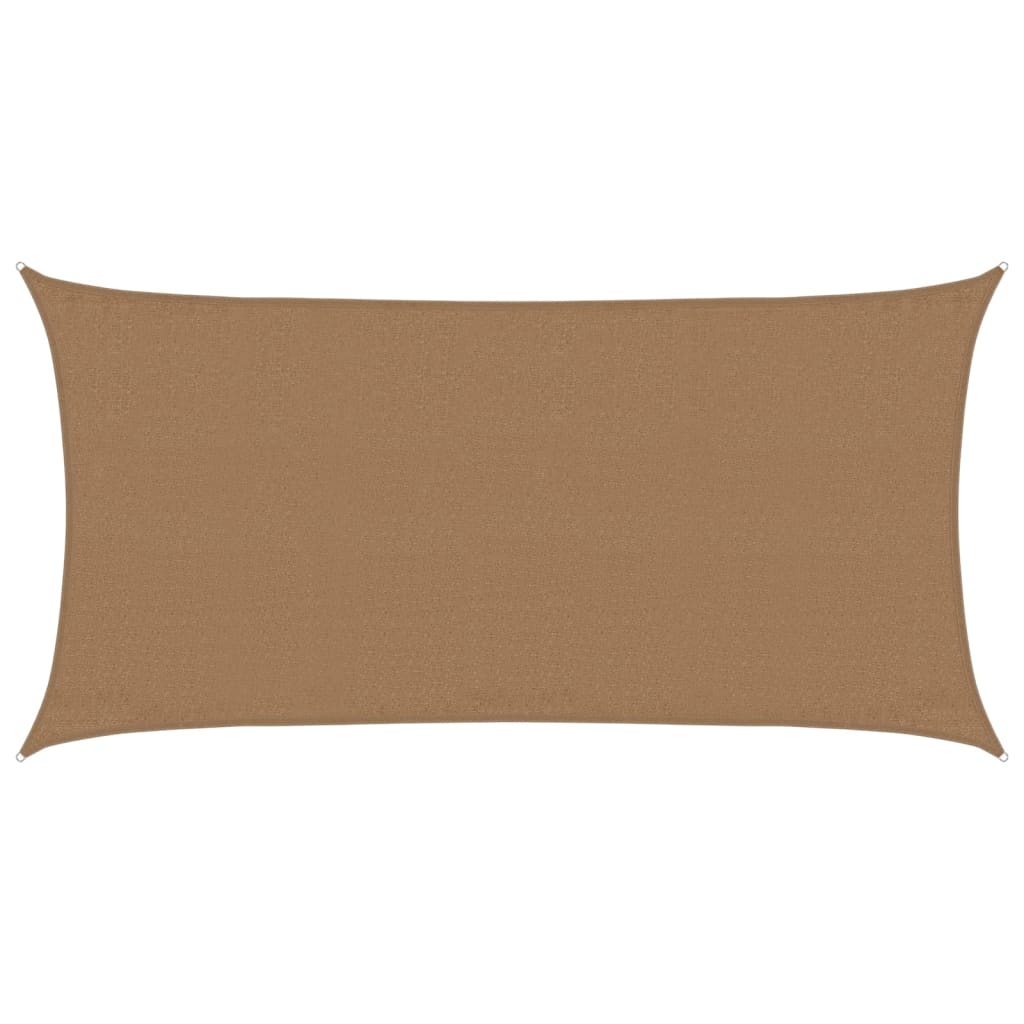 Vela Parasole 160 g/mÂ² Tortora 3x6 m in HDPE
