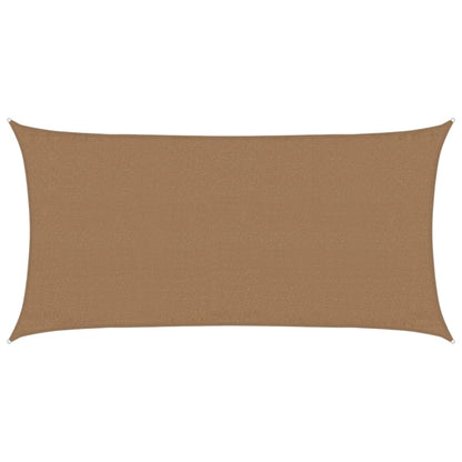 Vela Parasole 160 g/mÂ² Tortora 3x6 m in HDPE