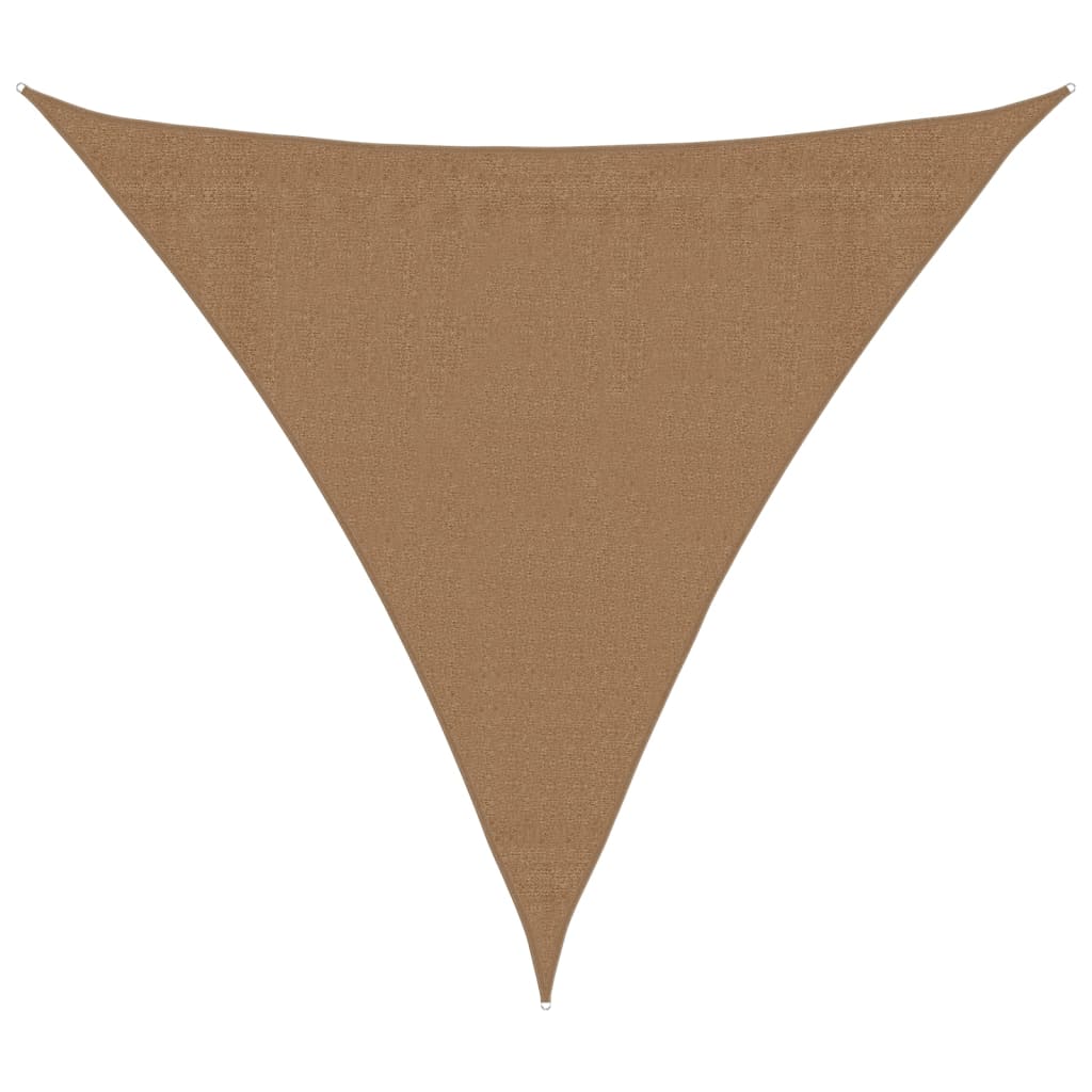 Vela Parasole 160 g/mÂ² Grigio Talpa 3,6x3,6x3,6 m in HDPE