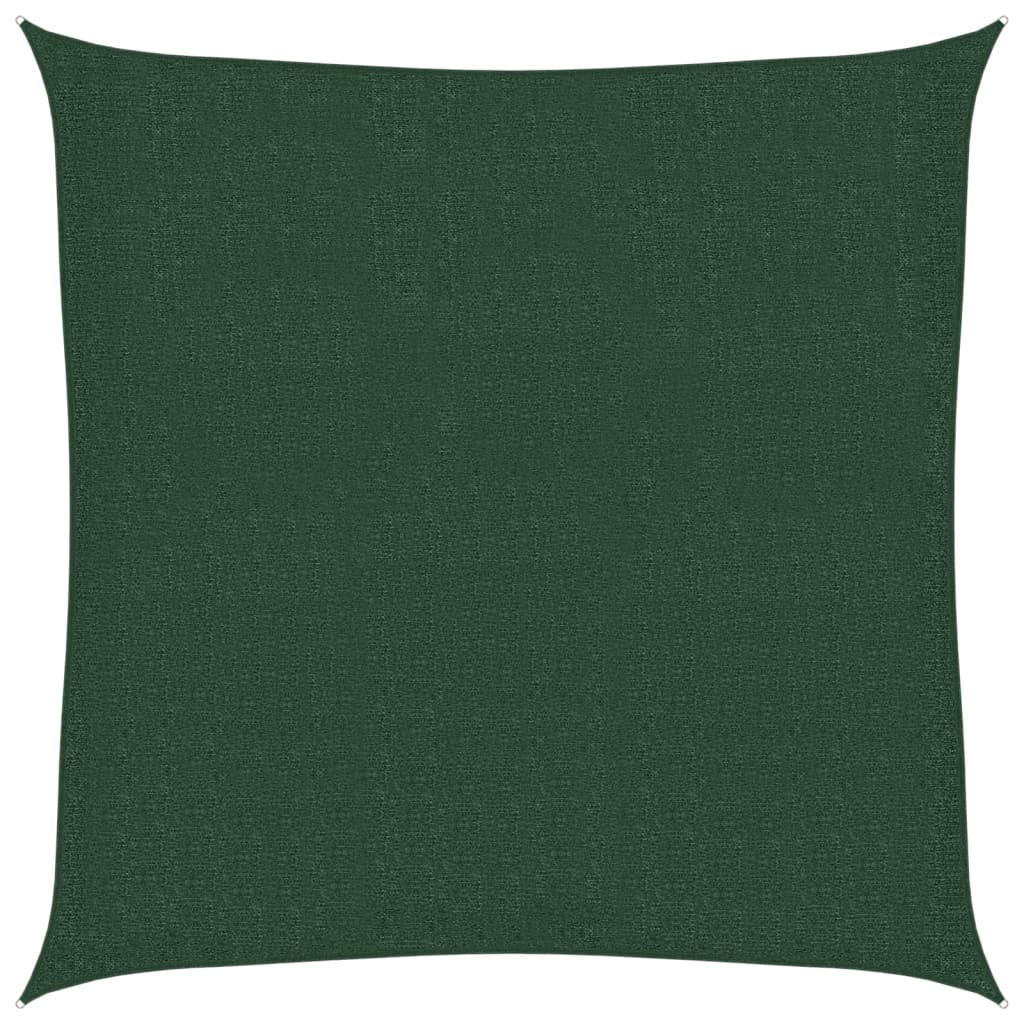 Vela Parasole 160 g/mÂ² Verde Chiaro 3,6x3,6 m in HDPE