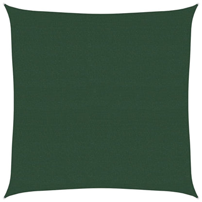 Vela Parasole 160 g/m² Verde Scuro 4,5x4,5 m in HDPE