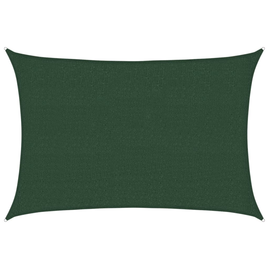 Vela Parasole 160 g/mÂ² Verde Scuro 2,5x3,5 m in HDPE