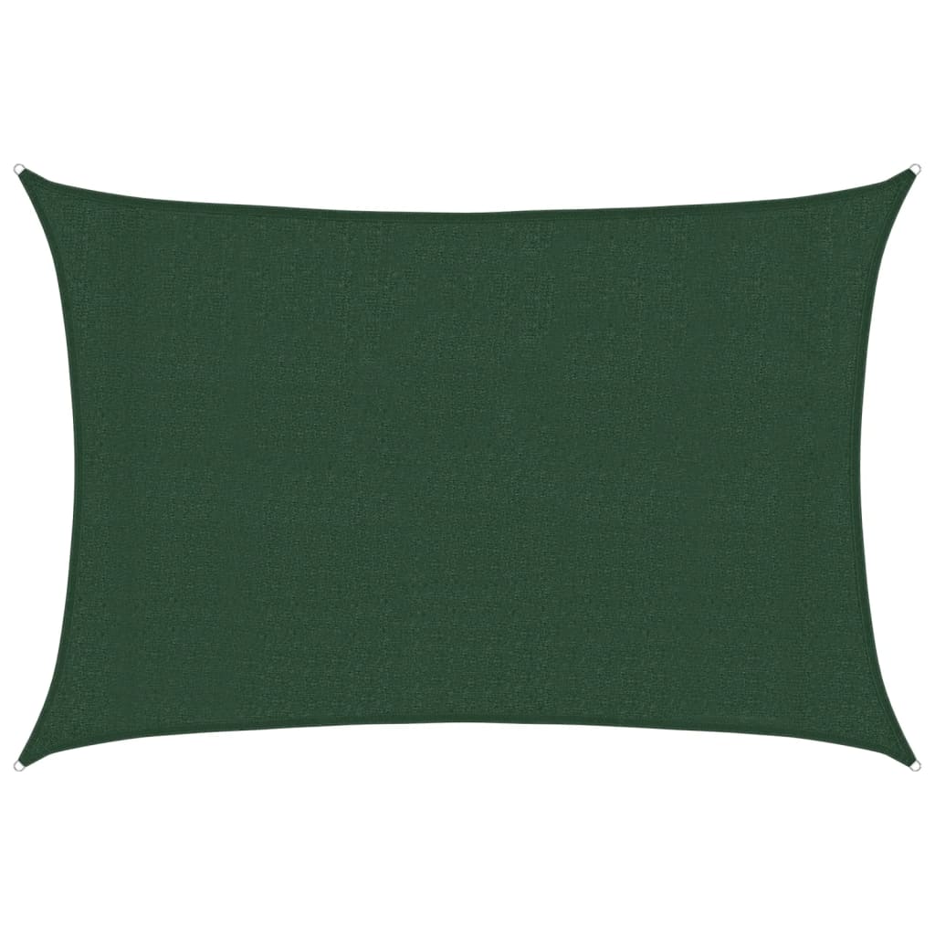 Vela Parasole 160 g/mÂ² Verde Scuro 3x4 m in HDPE