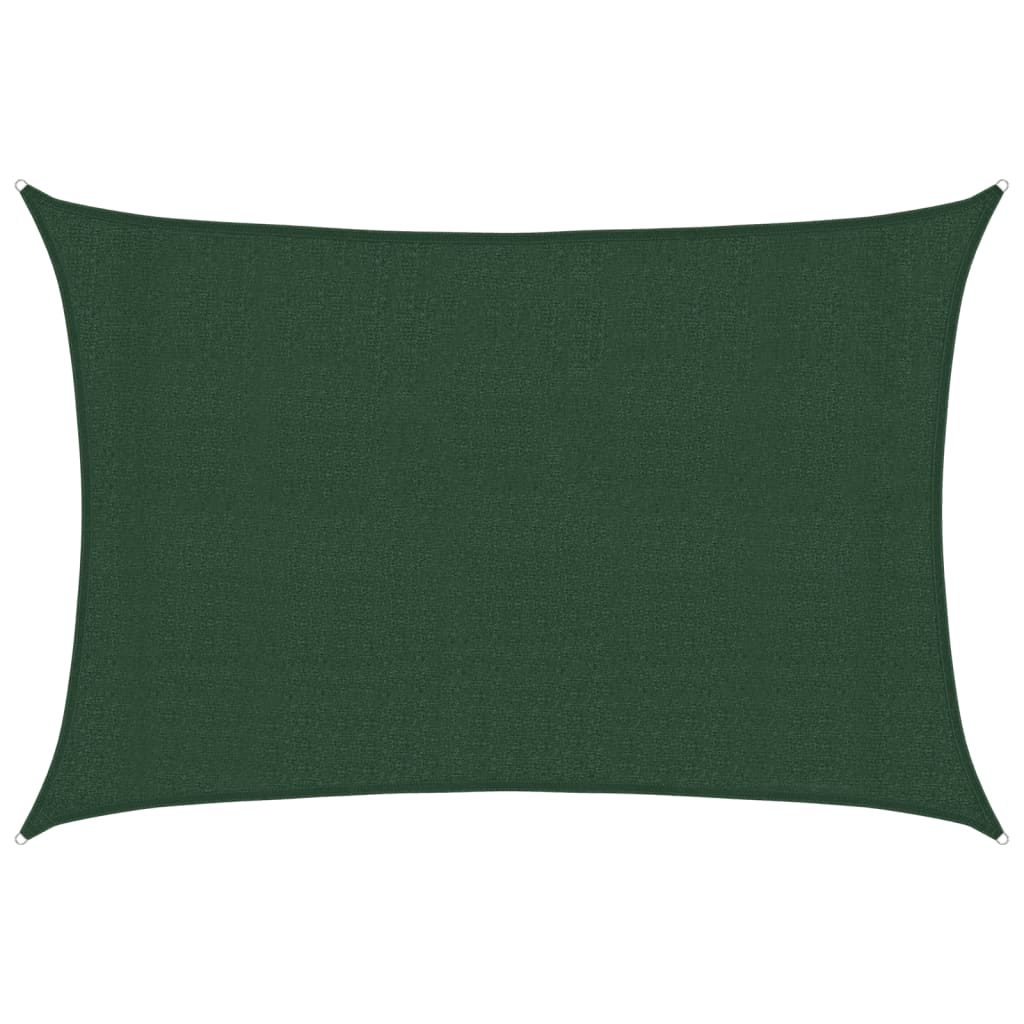Vela Parasole 160 g/mÂ² Verde Scuro 3x4,5 m in HDPE