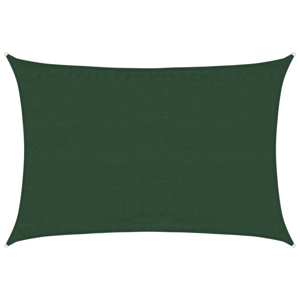 Vela Parasole 160 g/mÂ² Verde Scuro 3,5x4,5 m in HDPE