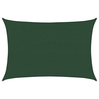 Vela Parasole 160 g/m² Verde Scuro 4x6 m in HDPE