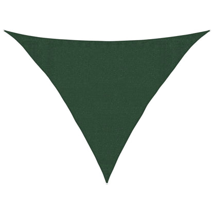 Vela Parasole 160 g/mÂ² Verde Scuro 3,5x3,5x4,9 m in HDPE