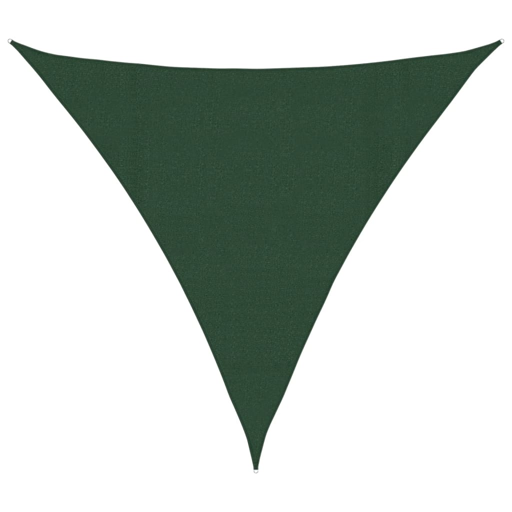 Vela Parasole 160 g/mÂ² Verde Scuro 4x4x4 m in HDPE