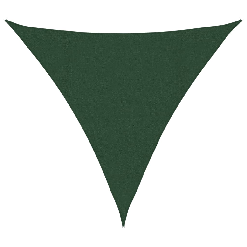 Vela Parasole 160 g/mÂ² Verde Scuro 4,5x4,5x4,5 m in HDPE