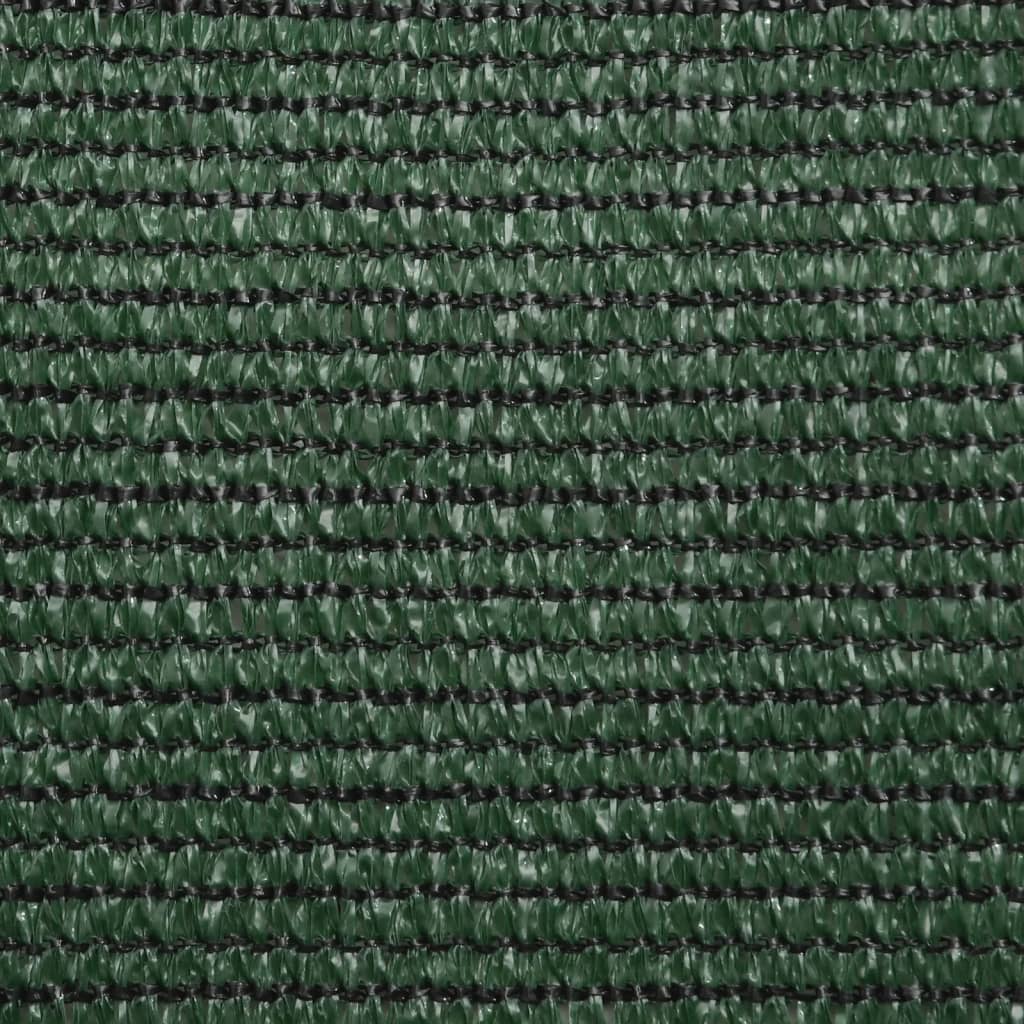 Vela Parasole 160 g/m² Verde Scuro 5x5x5 m in HDPE