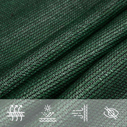 Vela Parasole 160 g/mÂ² Triangolare Verde Scuro 6x6x6 m in HDPE