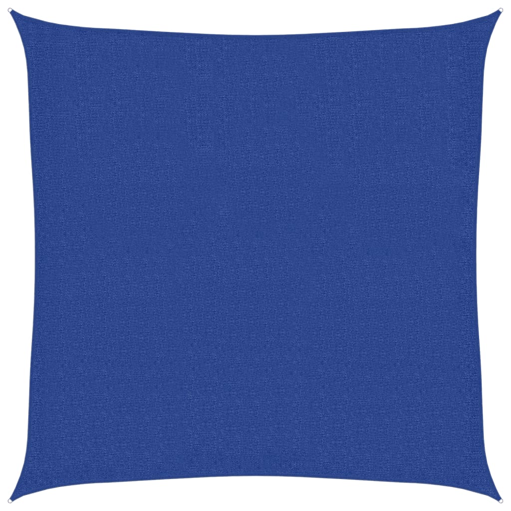 Vela Parasole 160 g/m² Quadrata Blu 3,6x3,6 m in HDPE
