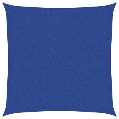 Vela Parasole 160 g/m² Quadrata Blu 3,6x3,6 m in HDPE