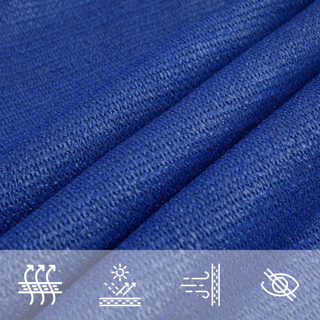 Vela Parasole 160 g/m² Blu 2x2,5 m in HDPE