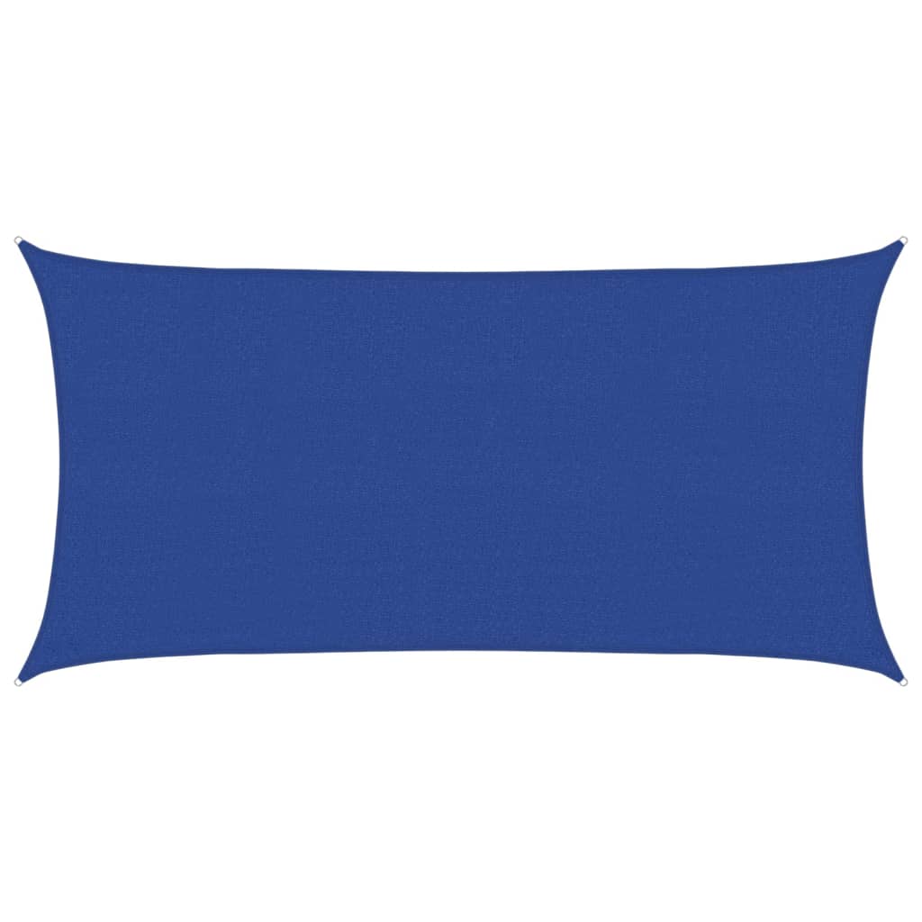Vela Parasole 160 g/mÂ² Rettangolare Blu 2,5x5 m in HDPE