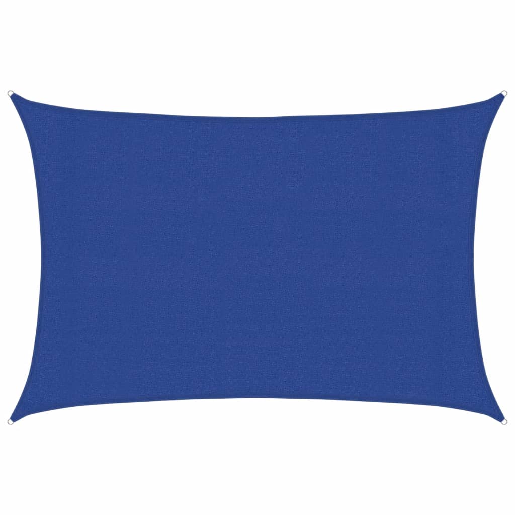 Vela Parasole 160 g/mÂ² Rettangolare Blu 3x4,5 m in HDPE