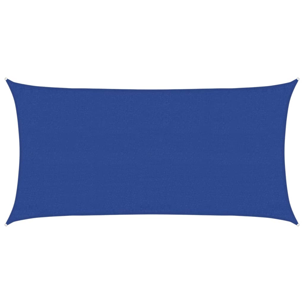 Vela Parasole 160 g/mÂ² Rettangolare Blu 3x6 m in HDPE