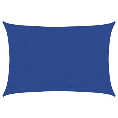 Vela Parasole 160 g/mÂ² Rettangolare Blu 3,5x4,5 m in HDPE