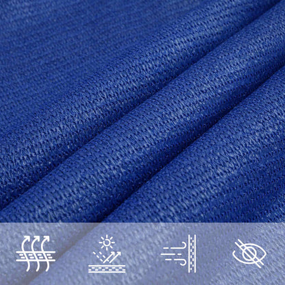 Vela Parasole 160 g/mÂ² Rettangolare Blu 3,5x5 m in HDPE
