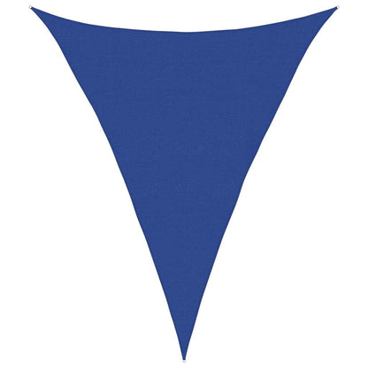 Vela Parasole 160 g/mÂ² Triangolare Blu 4x5x5 m in HDPE