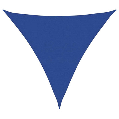 Vela Parasole 160 g/m² Triangolare Blu 5x5x5 m in HDPE