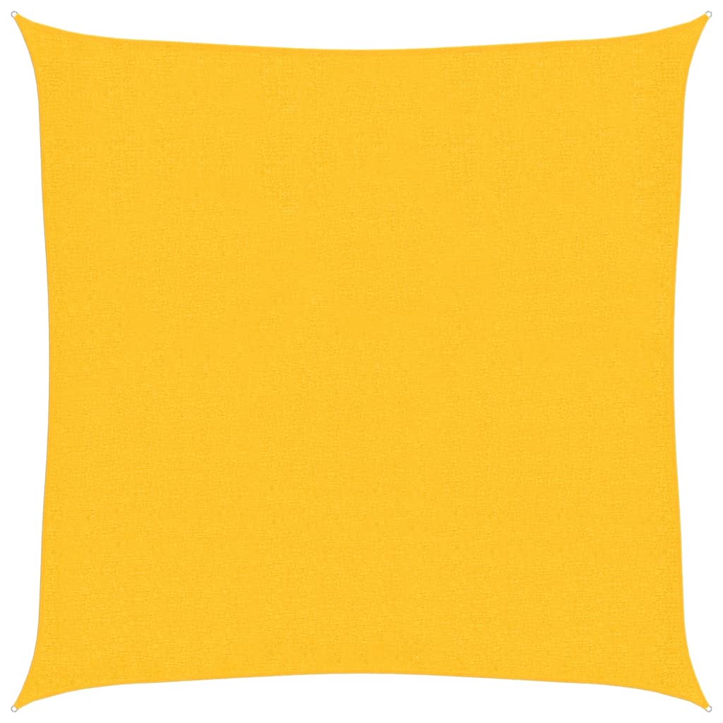 Vela Parasole 160 g/mÂ² Gialla 2,5x2,5 m in HDPE
