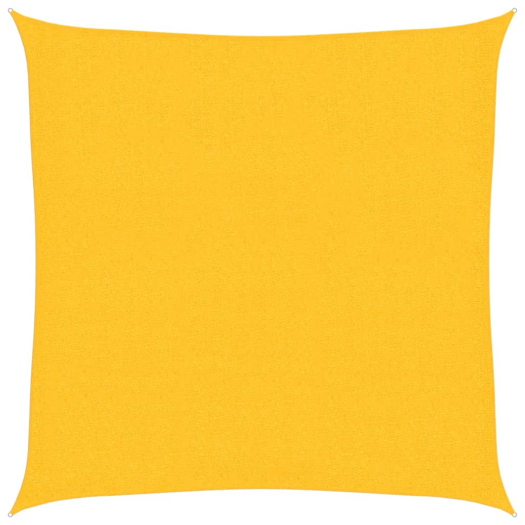 Vela Parasole 160 g/m² Gialla 3x3 m in HDPE