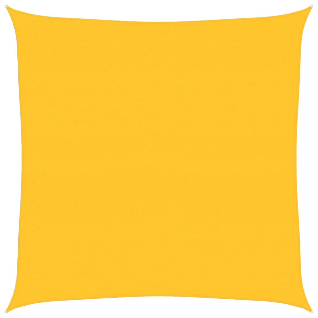 Vela Parasole 160 g/mÂ² Quadrata Giallo 4,5x4,5 m in HDPE