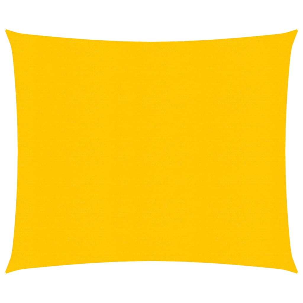 Vela Parasole 160 g/mÂ² Quadrata Giallo 5x5 m in HDPE