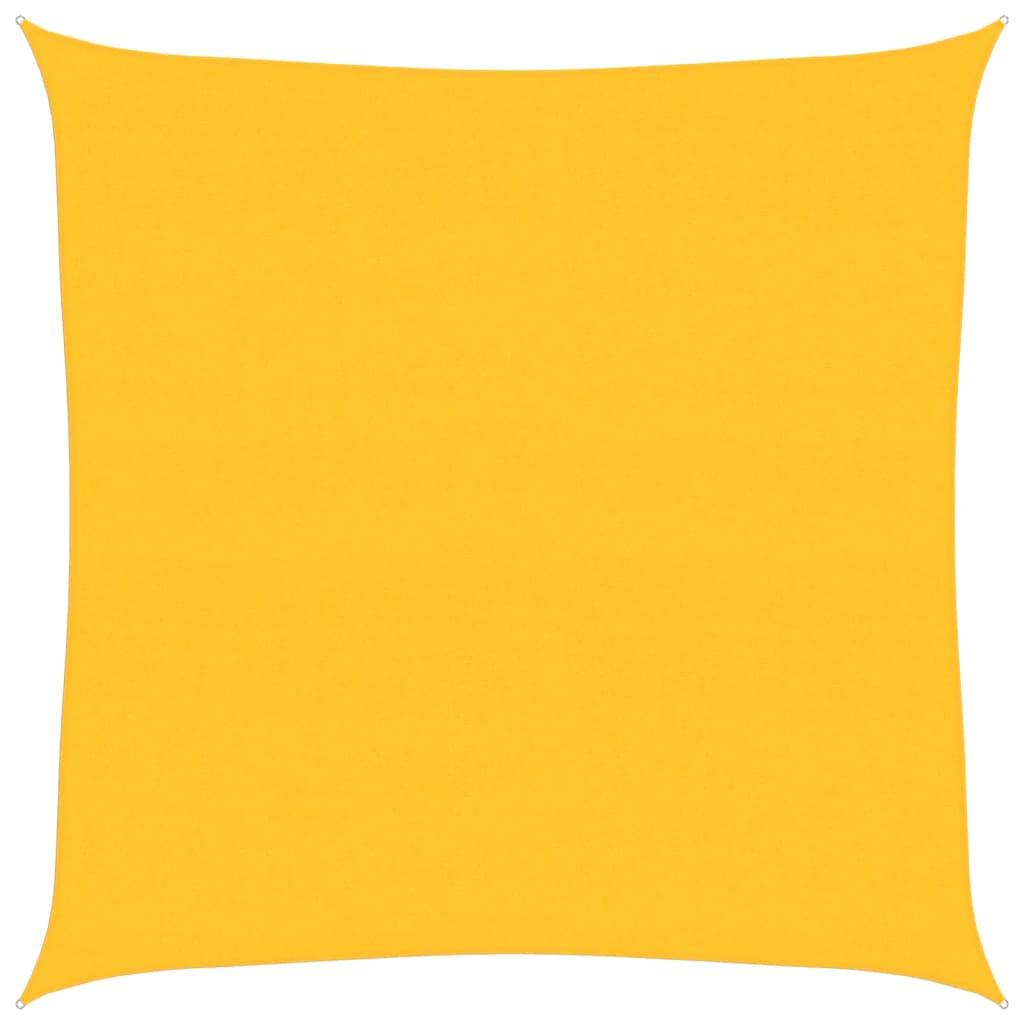 Vela Parasole 160 g/mÂ² Quadrata Giallo 6x6 m in HDPE