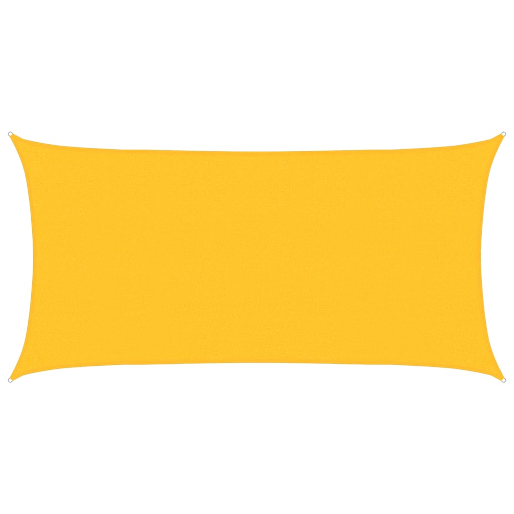 Vela Parasole 160 g/mÂ² Rettangolare Giallo 2x3,5 m in HDPE