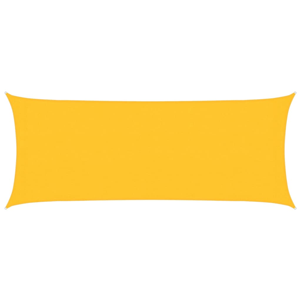 Vela Parasole 160 g/mÂ² Rettangolare Giallo 2x4,5 m in HDPE