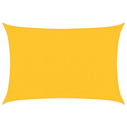 Vela Parasole 160 g/mÂ² Rettangolare Giallo 3,5x5 m in HDPE