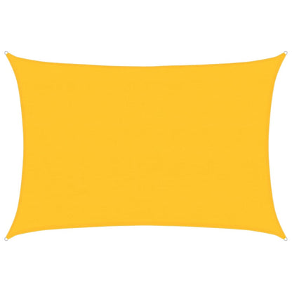 Vela Parasole 160 g/m² Rettangolare Giallo 4x6 m in HDPE