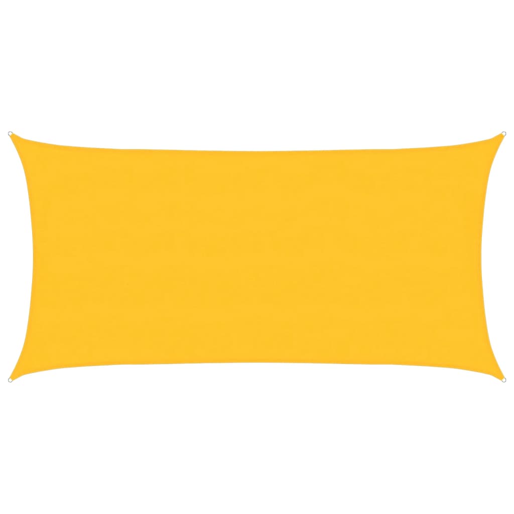 Vela Parasole 160 g/mÂ² Rettangolare Giallo 4x7 m in HDPE