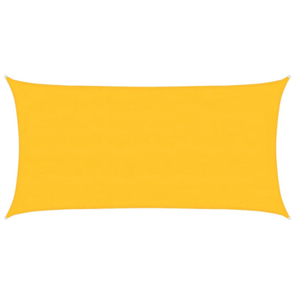 Vela Parasole 160 g/mÂ² Rettangolare Giallo 4x7 m in HDPE