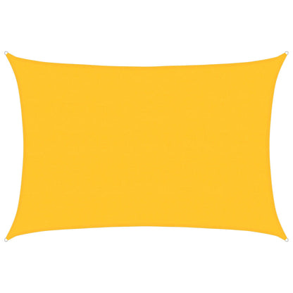 Vela Parasole 160 g/mÂ² Rettangolare Giallo 5x6 m in HDPE